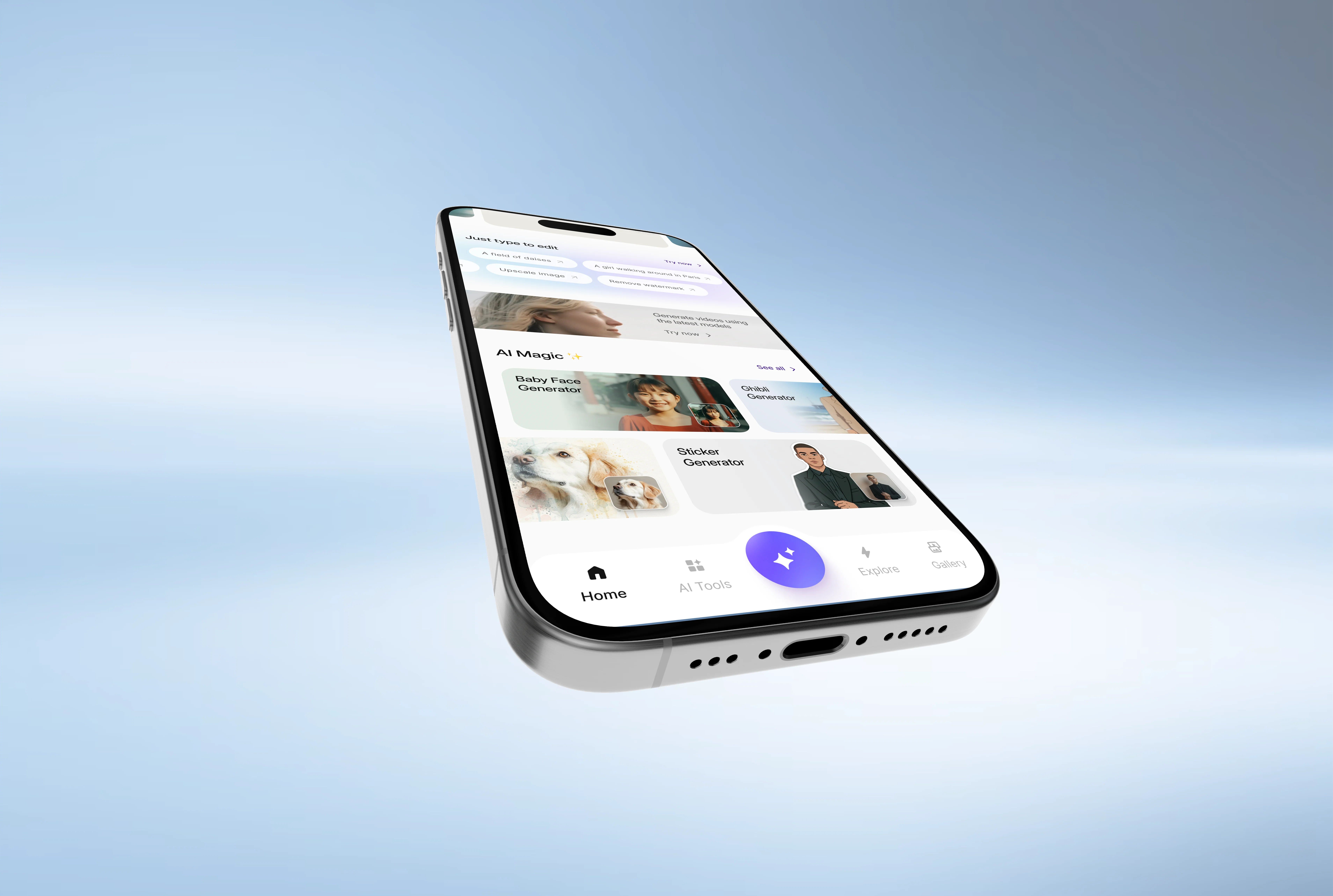 PixelBin App — mobile AI image editor
