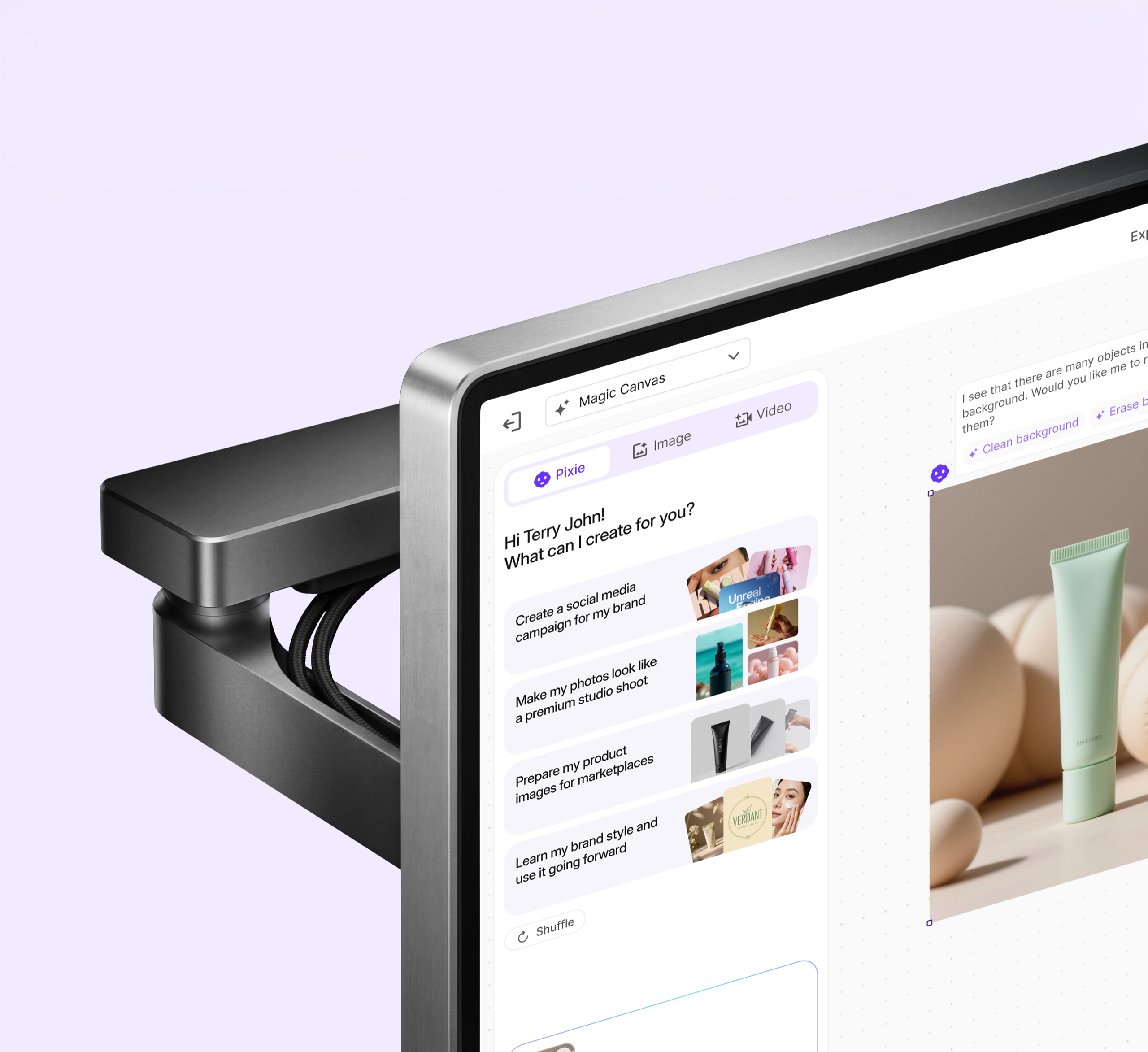 Magic Canvas — AI creative studio workspace
