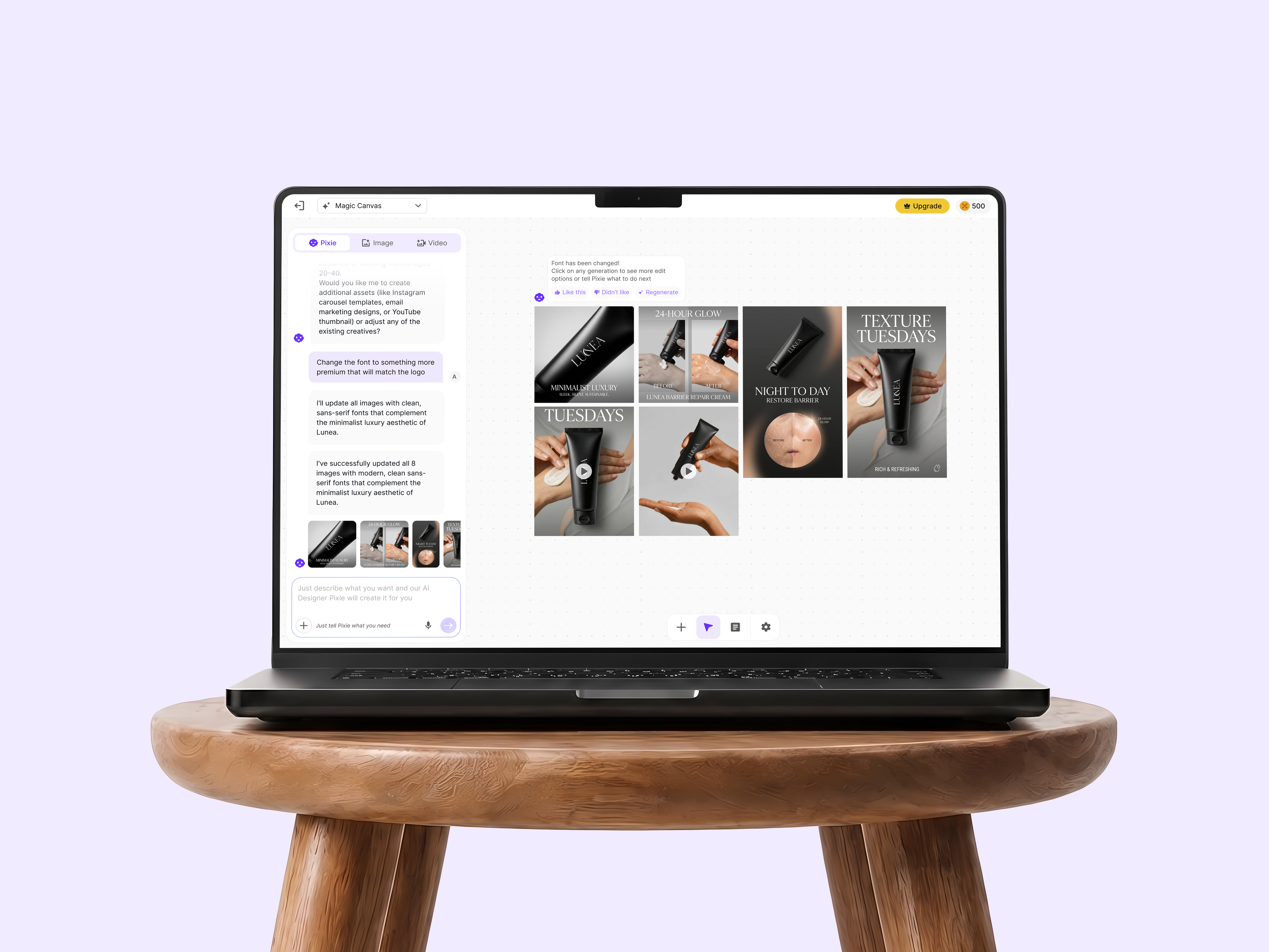 Magic Canvas — creative studio workspace